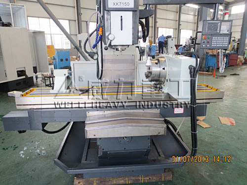 XK7150數控銑床坐標軸失控怎麽辦？